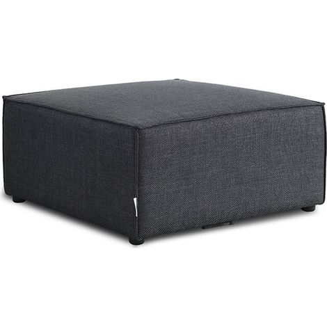 Home Deluxe - Sofá modular VERONA  Color: Antracita, Versión: Taburete