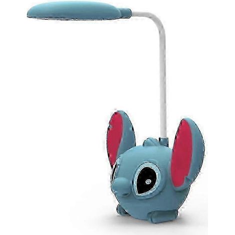 Lampe de bureau LED Aoger Disney Stitch avec taille-crayon intégré, lampe pliable, lampe de bureau mignonne, lampe rechargeable USB, cadeau de camarades de classeynai2 (1/4)
