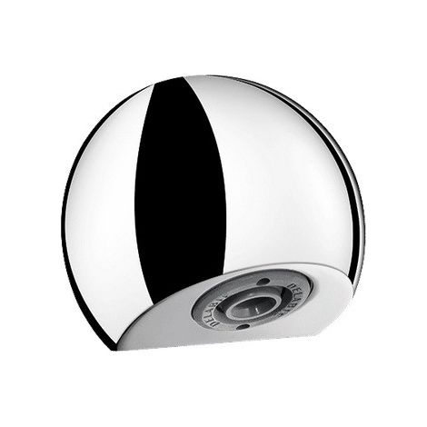 Delabie Tête de douche ROUND antivandale G1/2B pour panneau 1-15 mm
