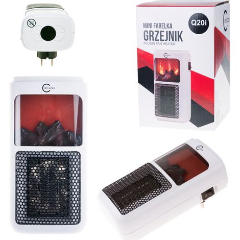 Q20I MINI FARELKA ELEKTROHEIZUNG KAMINSTECKDOSEN
