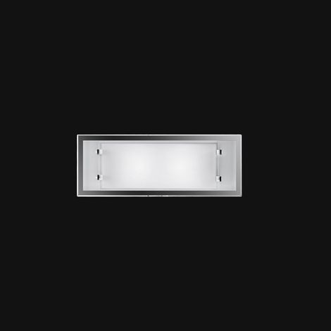 Perenz applique in vetro colore bianco attacco e27 2x40w 5745b (1/5)