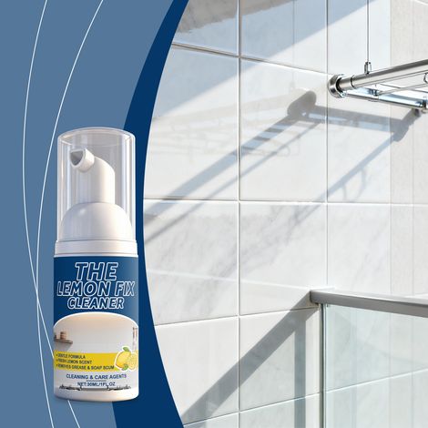 Lemon Brightening Cleaner for Household Use: Cleans and Renews Tiles - Scratches, Water Stains, and Other Dirts - 30ml (1/5)