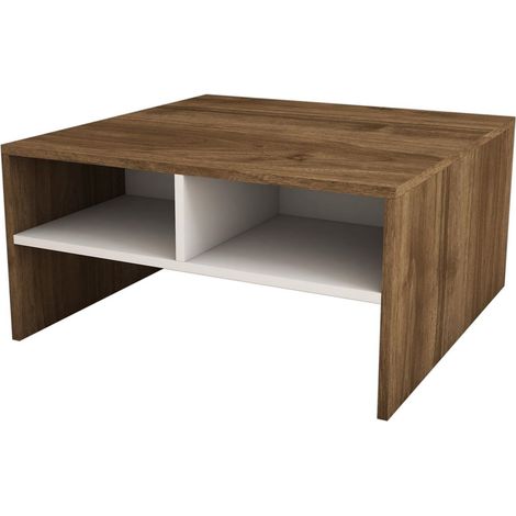 Table basse 2 niches de rangement OTELLO (1/4)
