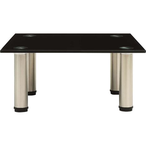 Maison Exclusive - TV-Tisch 40x35x17 cm Schwarz Hartglas