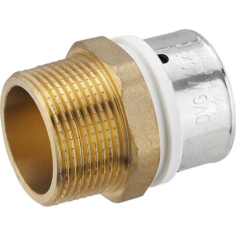 Pressfitting-Übergang 40 x 3,5 mm - 1 1/4 Zoll Außengewinde für MV-Rohr