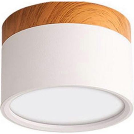 LED-Einbaustrahler für die Decke, nordischer Stil, weiß, für Eingangshalle oder Wohnzimmer. (1/5)