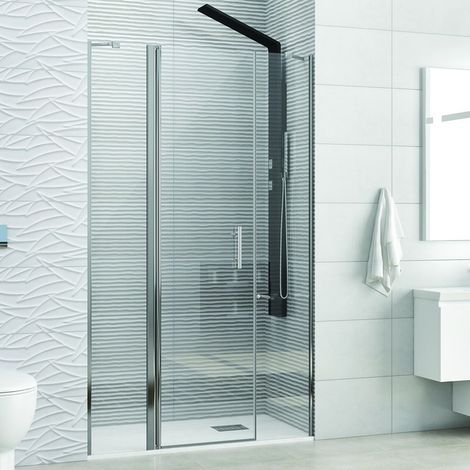 Doccia nicchia 120cm battente con 2 fissi laterali KPX6000 kamalu