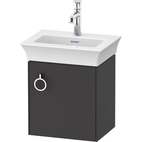 Duravit Tulip blanco, mueble de tocador colgado en la pared,