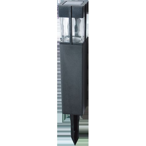 Lampe solaire LED de pelouse à piquer, étanche, pour jardin extérieur, décoration paysagère, modèle 6157, lumière chaude (1/5)