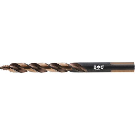 Bohrcraft Spiralbohrer Turbo Step Bohrer Inox 3-Flächenschaft ø 5,0 x 86 mm für Stahl und Edelstahl bis 1.200 N/mm2, HSS-E - 1 Stück (1/5)