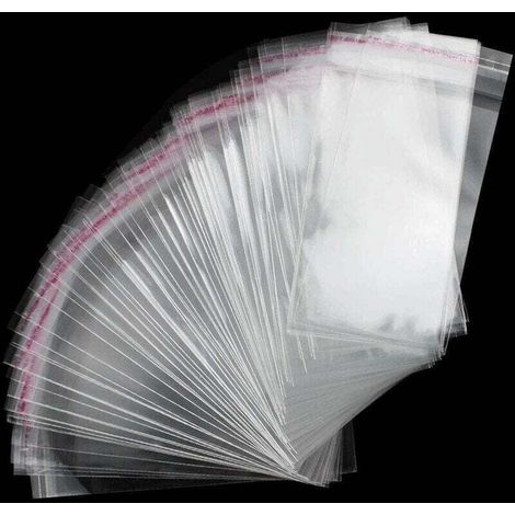 300 Pièces Sacs Cellophane Transparent 9 x 13 cm Sacs en Plastique OPP Utilisé dans Les Bonbons Biscuits Guimauves (1/5)