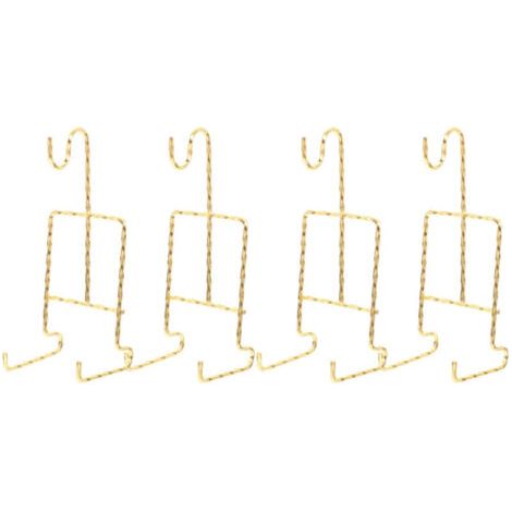 Pair Ensemble de 4 porte-gobelets, porte-gobelet individuel avec finition dorée en spirale (1/5)