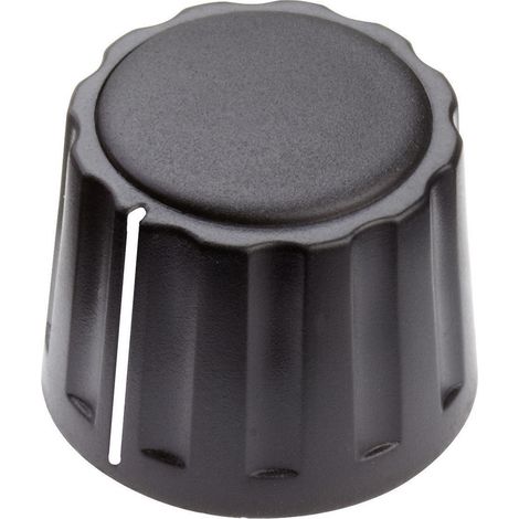 Mentor 4332.6001 4332.6001 Drehknopf mit Zeiger Schwarz (Ø x H) 20 mm x 15 mm 1 St.