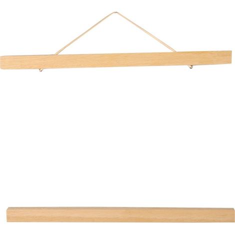 Photo frame Magnetico Moderna 30CM Bianco - Supporto per Poster, di Pergamene e di Opere d'Arte in Legno con Ganci (1/5)