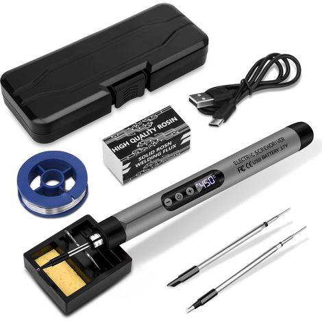 Pompe à Dessouder Automatique Outil de Ventouse à Souder Sous Vide Portable 220V 30W Pistolet à Dessouder électrique Réparation Outil de Retrait de Soudure, Noir