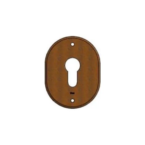 BOCCHETTA YALE MM.63X82 FINITURA RUGGINE