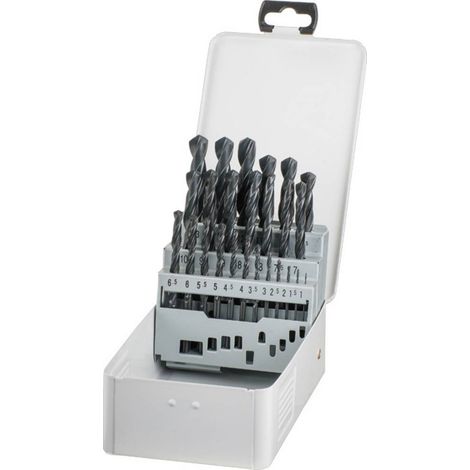 25 hss taladro de metal 1-13 índice cassette