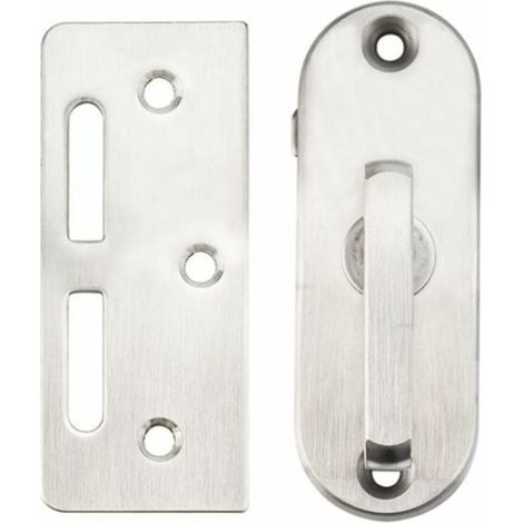 Verrou Porte en Acier Inox Loquet Porte Antirouille Verrou Porte Coulissante à Visser Verrou de Sécurité Fermeture Porte Loquet Verrou Porte Garage pour Porte Grange Sécurité Garage (1/4)