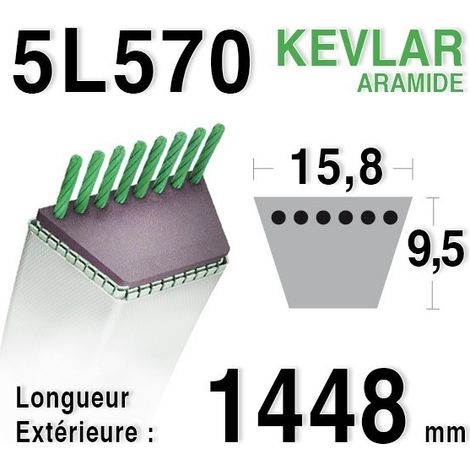 Courroie 5L570 - 5L57 VIKING 22949800 (1/3)