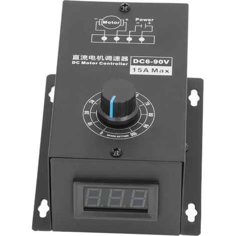 Variateur de vitesse moteur DC 15A, régulateur PWM universel avec marche avant/arrière, module de contrôle de sens de rotation, 12V-40V (1/5)