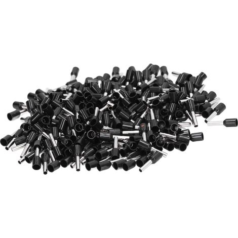 1000 Pièces Cosse Tubulaire Isolée Cuivre E2510 Embout Manchon à Souder Connecteur de Câblage Sertissage Isolant Fil (1/5)