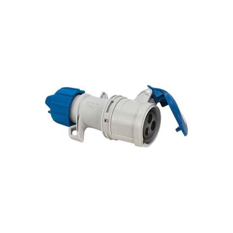 PRESA INDUSTRIALE VOLANTE ARGO BLU 2P+T 16A IP54- - cablaggio a vite 71100V - 2 pezzi FANTON