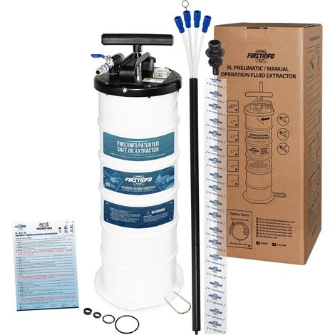 9L Pneumatic and Manual Oil Extractor, Drain Pump (1/5)