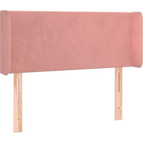 Maison Exclusive - Kopfteil mit Ohren Rosa 93x16x78/88 cm Samt