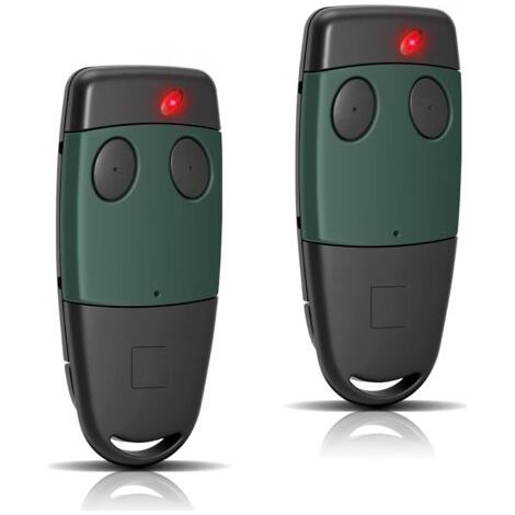 Lot de 2 Remplacement pour telecommande Cardin s449-QZ2, 433,92 MHz 2 Canaux, Pré-codée pour Cardin TXQ449100 TXQ449200(Cod. TXC4492P0 Remplace Le modèle TXQ4492P0)