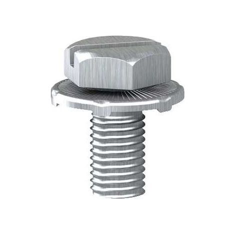vis avec rondelle - tête h fendue - 4 x 16 mm - thalassa - boite de 100 - schneider electric af1va416 (1/3)