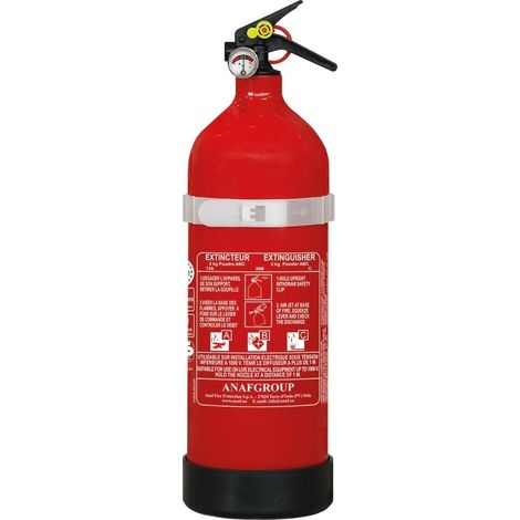 Zugelassener Feuerlöscher Pulver 2kg ANAF - 16457