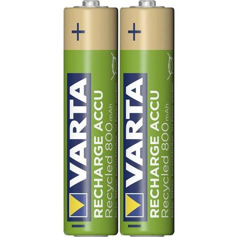 Varta RECH.AC.RECYC.AAA800mAh BLI2 Micro (AAA)-Akku NiMH 800 mAh 1.2 V 2 St. (1/4)