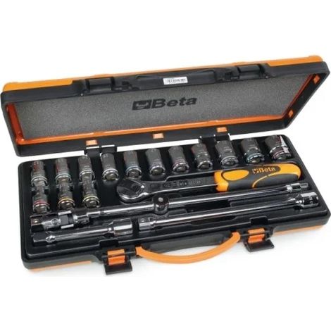 Beta 920MC/C14 Assortiment de douilles 1/2" en coffret 19 pcs. (1/4)