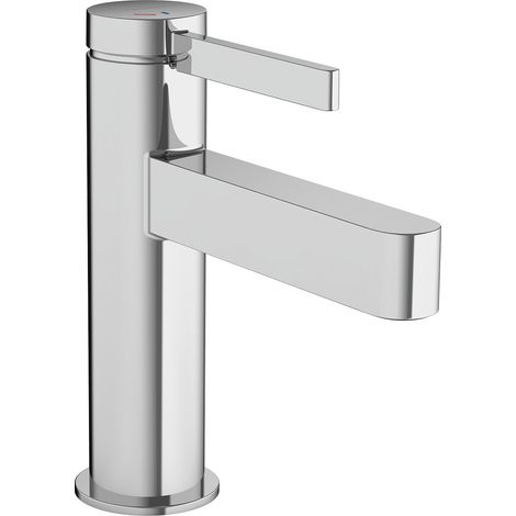 Hansgrohe Finoris - Waschtischmischer mit Push-Open-Ablaufgarnitur, EcoSmart, CoolStart, Chrom 76012000