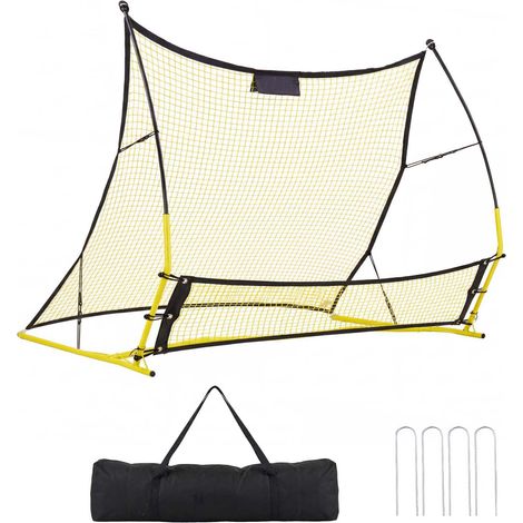 Mophorn Fußball-Rebounder 1830 x 1085 mm, 2-in-1 Rückprallnetz für Balltraining & Passübungen, Rebounder mit robusten Fiberglasstangen & Metallrahmen, Trainingshilfe für Jugendliche & Erwachsene (1/5)