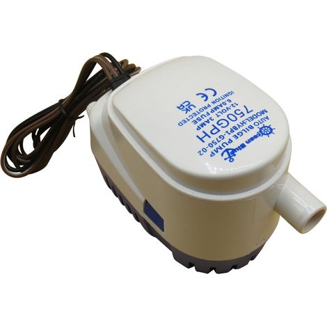 Automatic Bilge Pump 12V 750GPH (Boat Internal Float Switch Ocean Blue) (1/5)