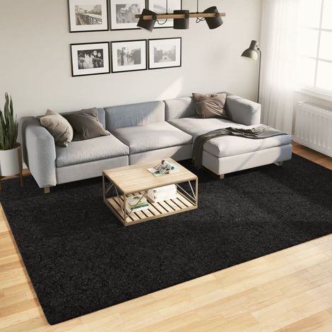 Tapis OVIEDO à poils courts noir 240x340 cm vidaXL (1/5)