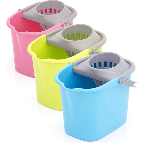 Cubo rectangular + escurridor 16l 6215rl azul