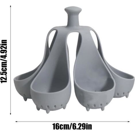 Gadget de cuisson - Cuiseur à œufs en silicone - Cuit 6 œufs - Manipulation facile - Compatible lave-vaisselle (1/4)