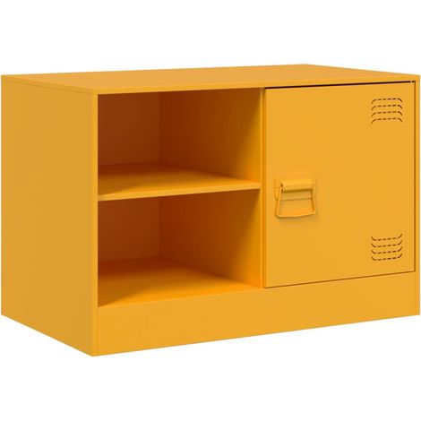 Maison Exclusive - TV-Schrank Senfgelb 67x39x44 cm Stahl