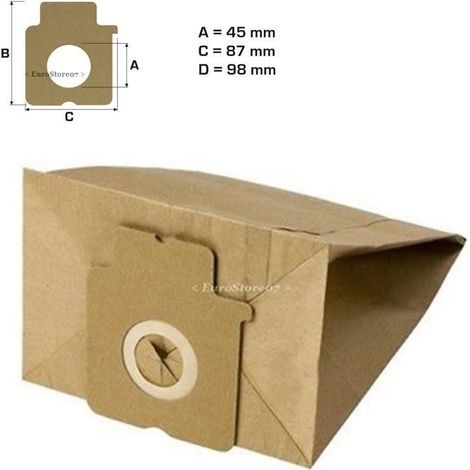 8 SACCHETTI ASPIRAPOLVERE PANASONIC TUTTA LA SERIE MCE PA 10 (1/2)