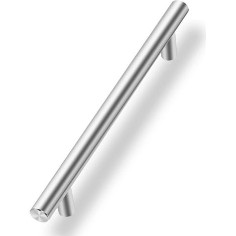 Lot de 10 Poignee de Meuble Cuisine,Poignet de Porte Cuisine en Acier Inoxydable Poignée Tiroir Entraxe 160mm Poignee Porte Cuisine Poignée Porte Cuisine,Surface Brossée (1/5)