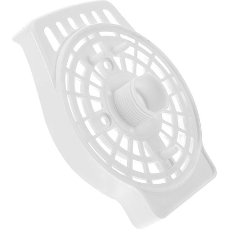 Capuchon de Moteur de Ventilateur de Sol en Plastique Blanc, Accessoire pour Ventilateur Facile à Installer, Protection Complète pour Camping et Usage Domestique (1/5)