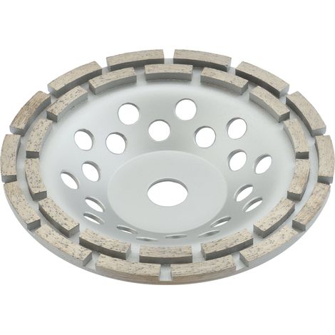 TRONGAARD, disco abrasivo/platorello diamantato a doppia fila, 180 mm x 22,23 mm x 30 mm (1/3)