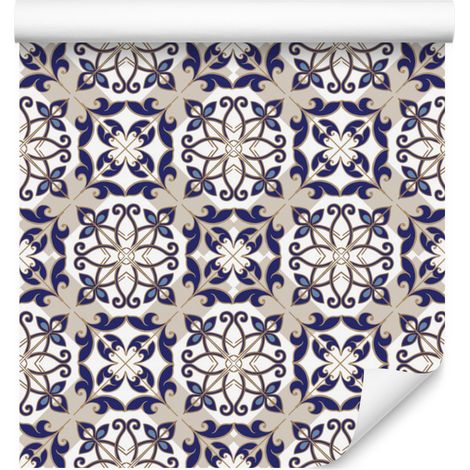 Papier peint mosaïque marocaine élégante et raffinée pour salon et chambre 50x1000 cm (1/5)