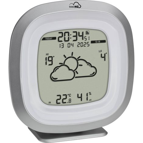 Station météo WLAN TFA.me ID-03 de TFA, 35.8101.54, argent (1/5)