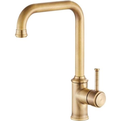 Vintage Kitchen Sink Faucet 360° Swivel Bathroom Sink Faucet Single Lever Mixer YMYNY Kitchen Faucet (1/4)