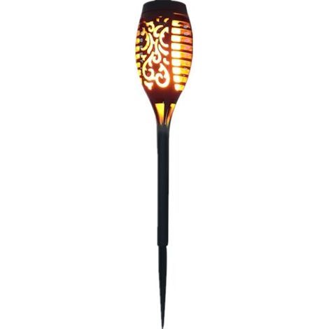 Lámpara solar de 12 LED, 54 cm, para uso exterior, con luz parpadeante. (1/5)