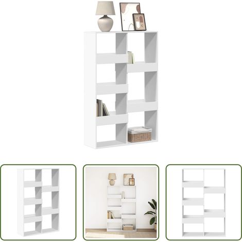Bücherregal Weiß - Bücherregal Weiß 100x33x155,5 cm Holzwerkstoff (1/5)