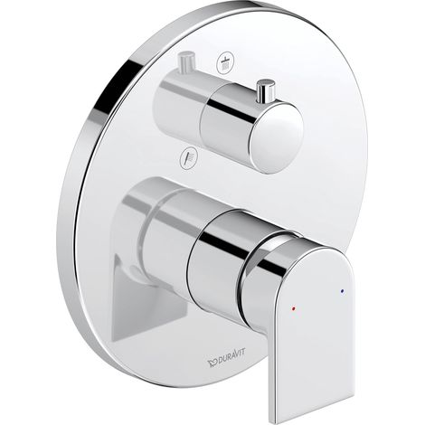 Duravit Tulum mitigeur de douche encastré, rosace ronde, avec (1/3)